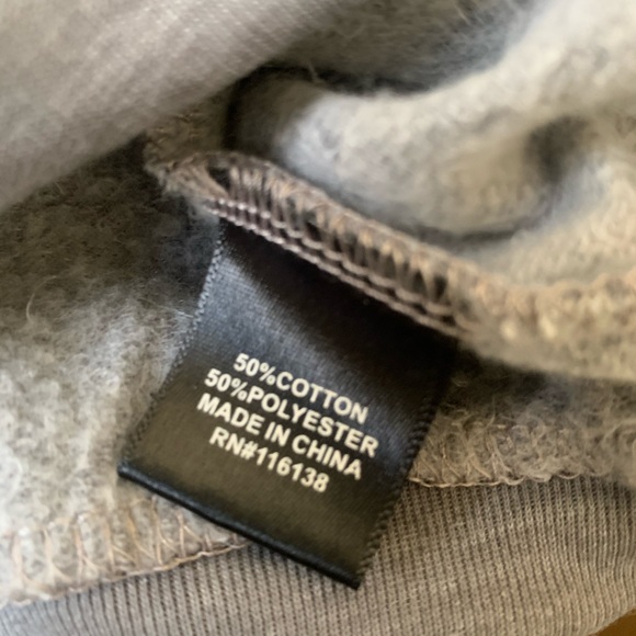 Yes Way Rose graphic pullover sweatshirt gray XS - Picture 7 of 7